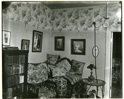 Unidentified Parlor Interior by Unknown